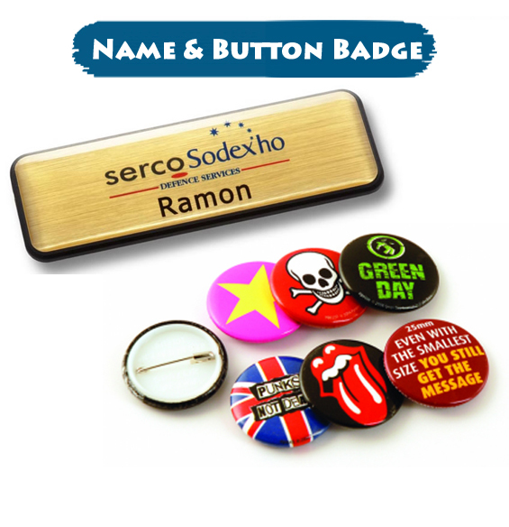 Name & Button Badge